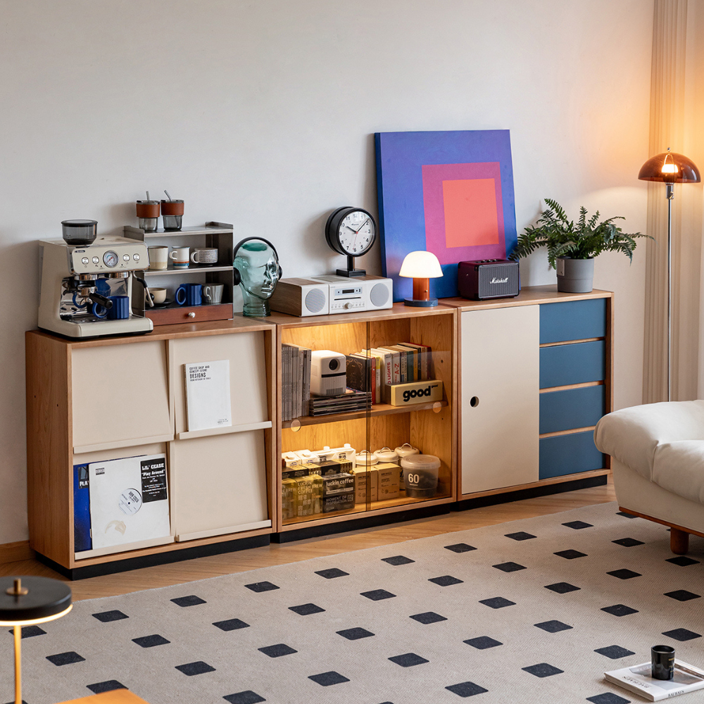 Tonnac Solid Cherry Modular Sideboard