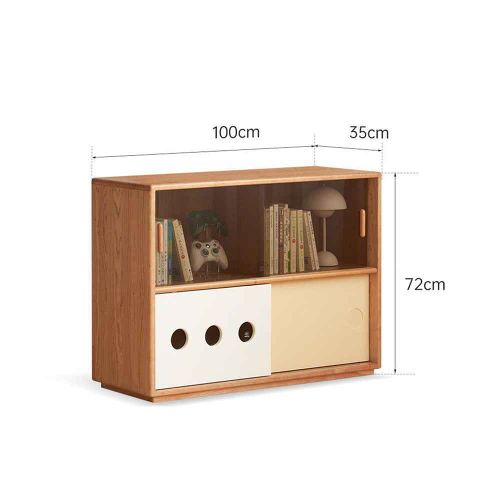 Tonnac Solid Cherry Small Bookcase/Sideboard