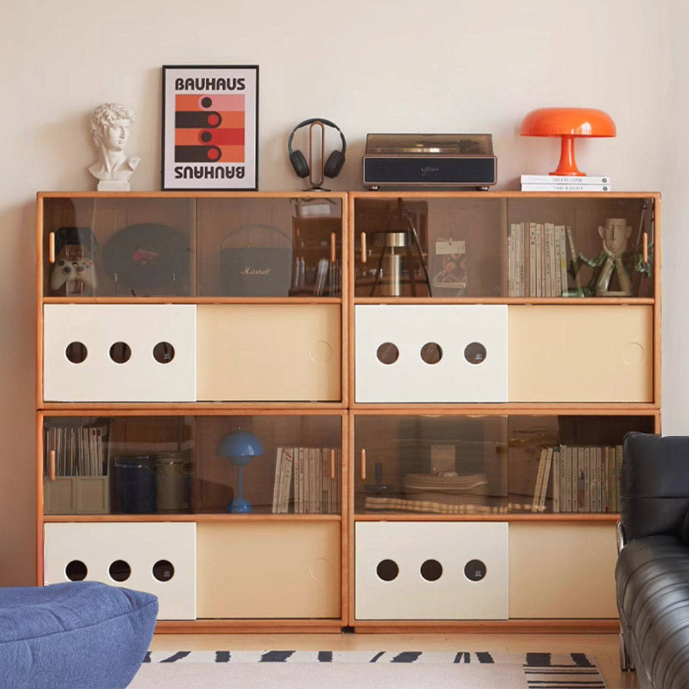 Tonnac Solid Cherry Small Bookcase/Sideboard