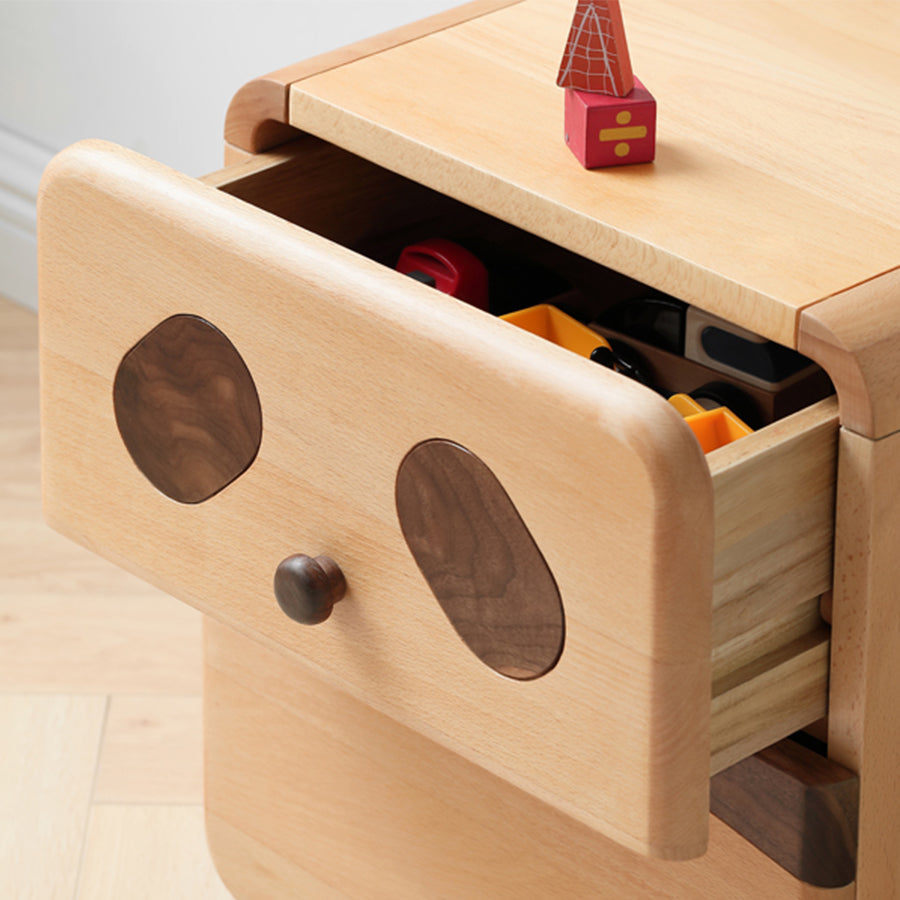 Urban Kidz Animal Oak Bedside Table