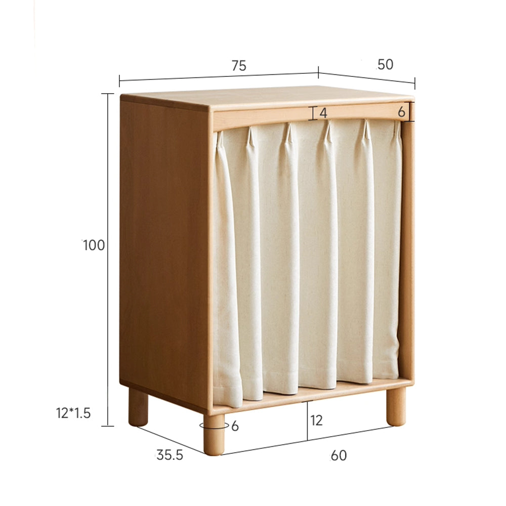 Urban Kidz Natural Solid Beech Modular Chest of Drawers