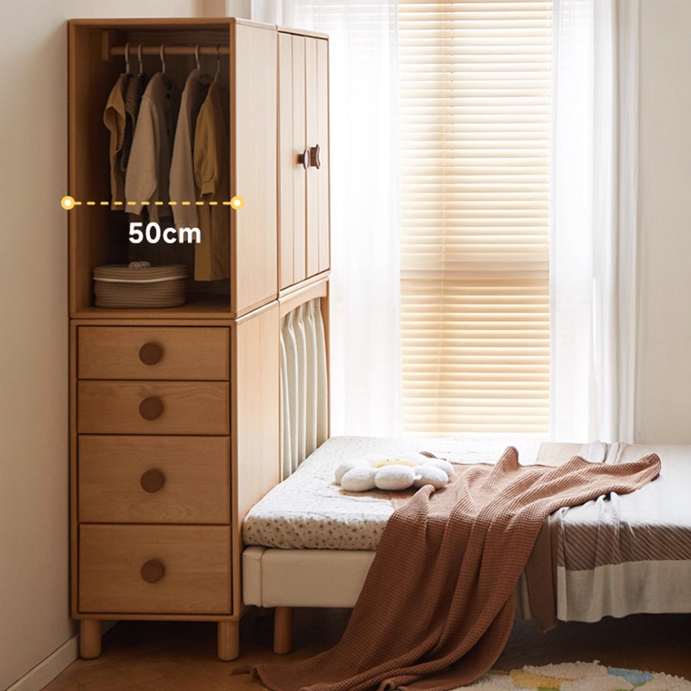 Urban Kidz Natural Solid Beech Modular Chest of Drawers