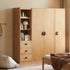Urban Kidz Natural Solid Oak Wardrobe
