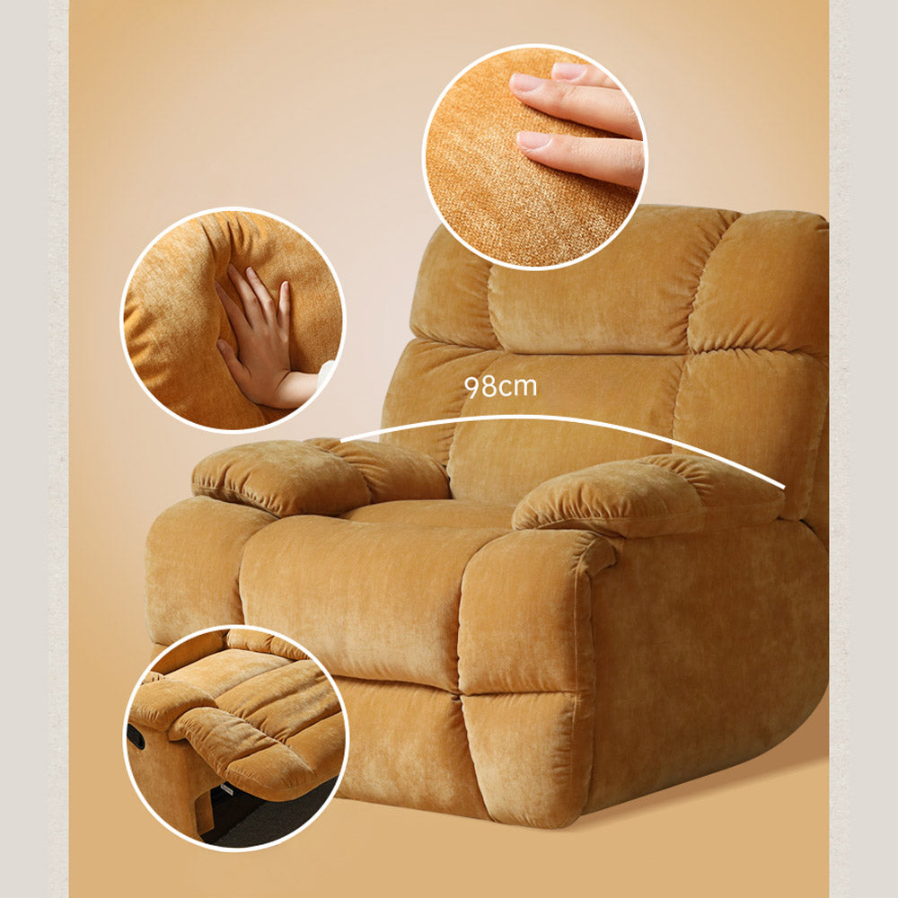 Vacone Chenille Recliner Sofa
