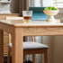 Venice Natural Solid Oak Square Dining Table