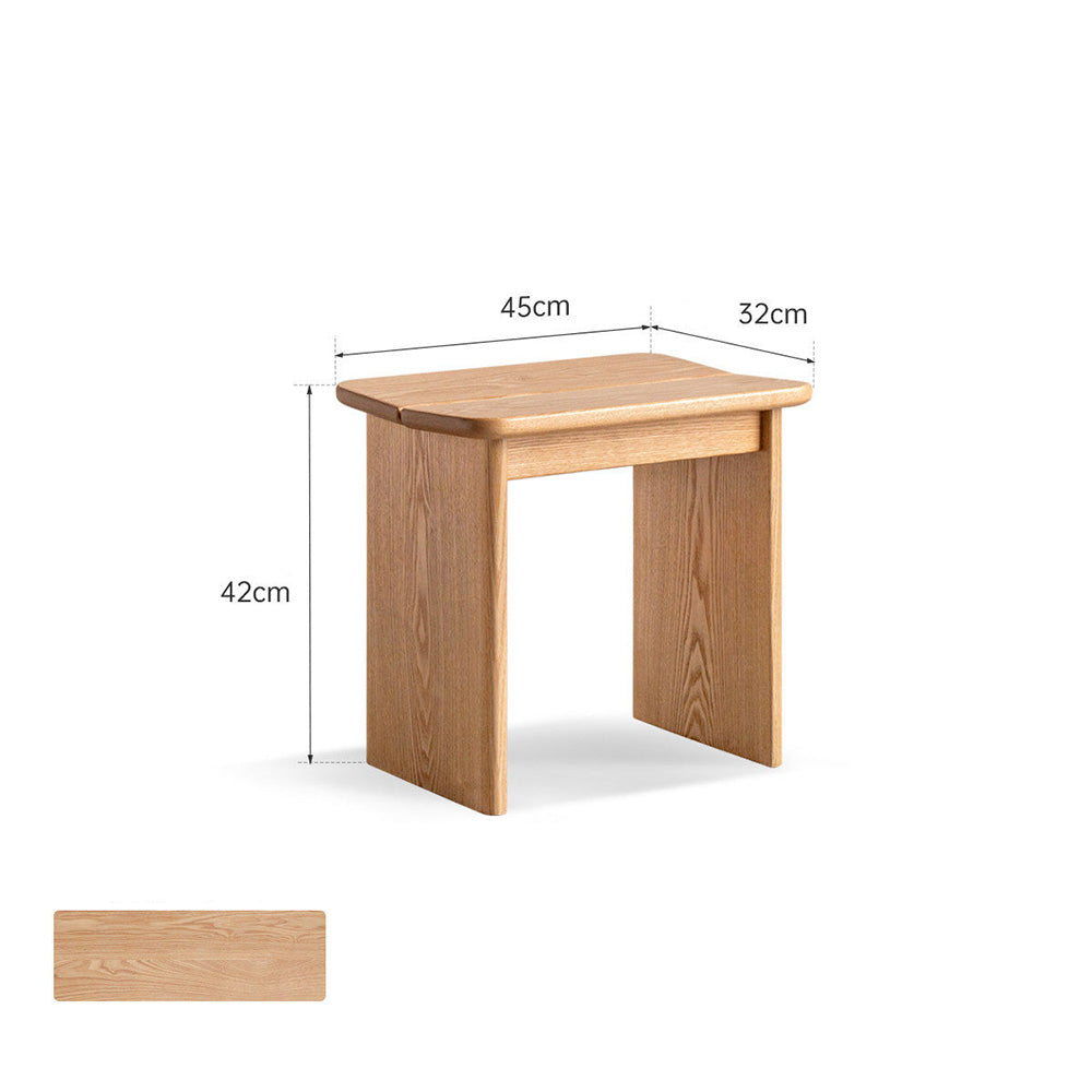 Vernio Solid Ash Stool
