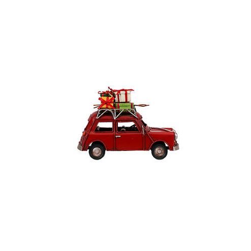 Vintage Xmas Car Red 16CM FXD566 | Oak Furniture Store