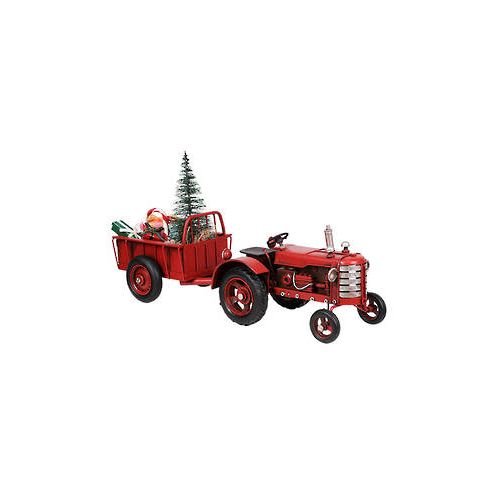 Vintage Xmas Tractor Trailor Set FXD367 | Oak Furniture Store