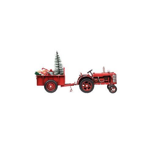 Vintage Xmas Tractor Trailor Set FXD367 | Oak Furniture Store