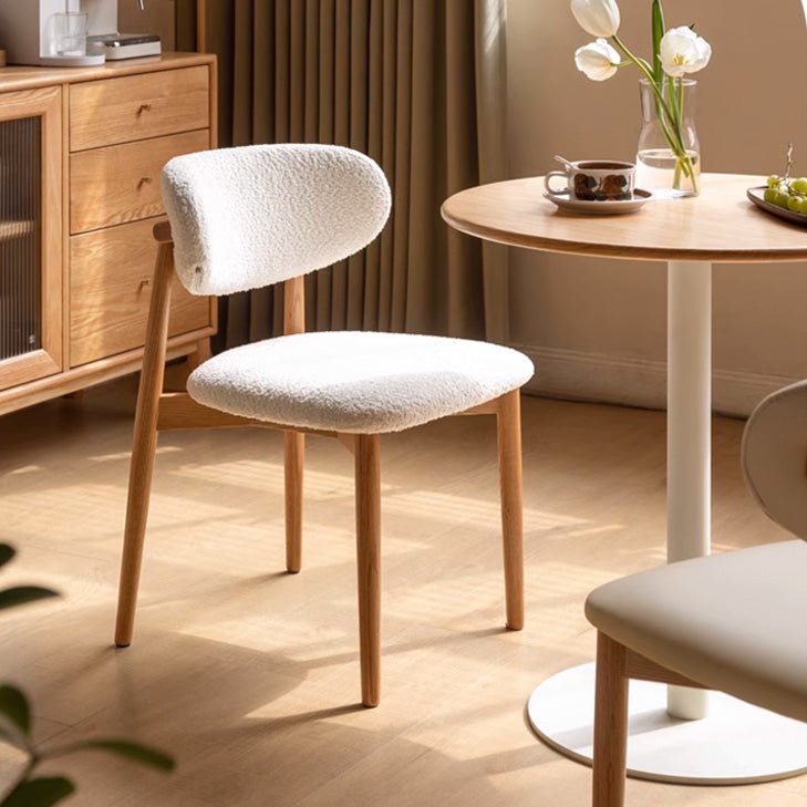 Visby Natural Solid Oak Dining Chair - Oak Furniture Store