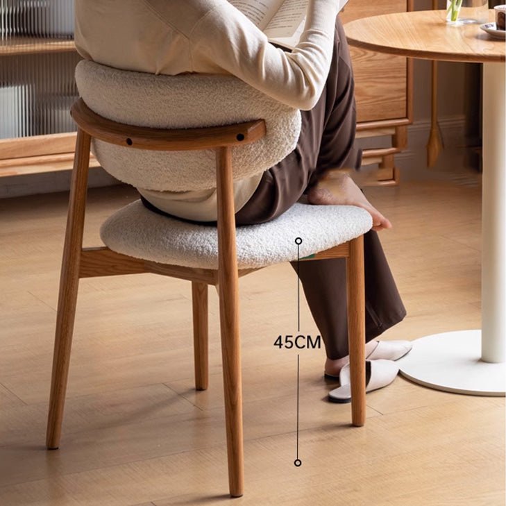 Visby Natural Solid Oak Dining Chair - Oak Furniture Store