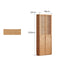 Waco Natural Solid Oak Display Bookcase Cabinet