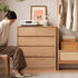 Warburg Natural Solid Oak 2 Over 3 Chest Drawers