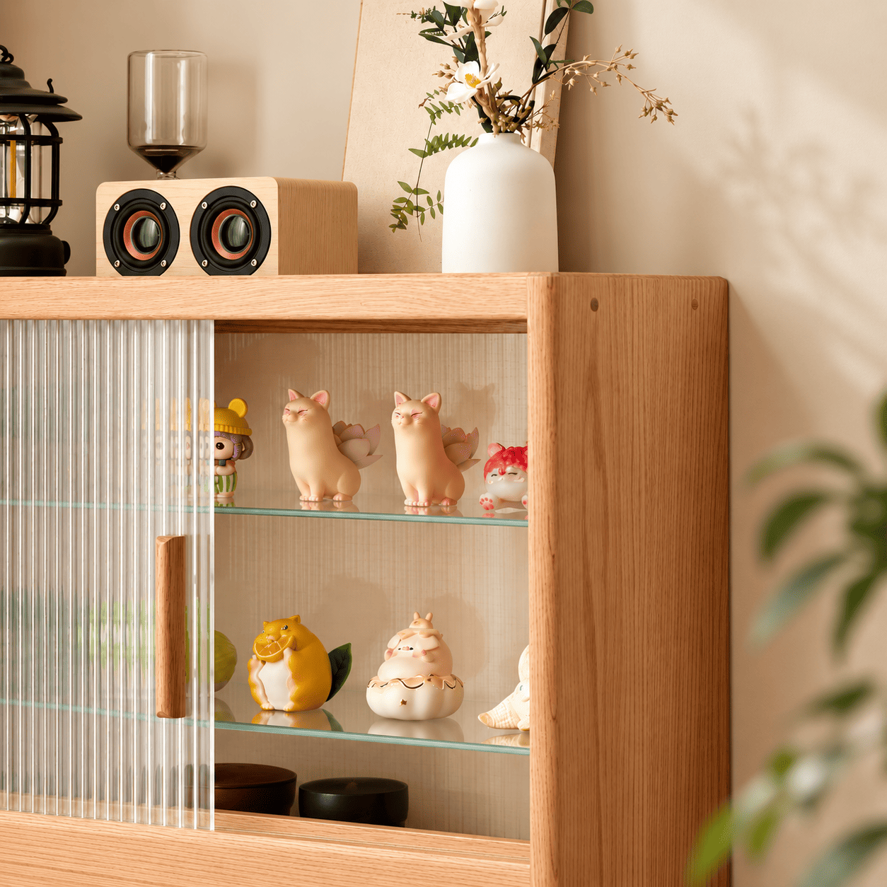 Warburg Natural Solid Oak Table Shelf