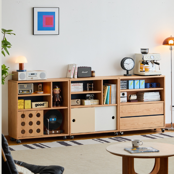 Warsaw Solid Cherry Movable Modular Sideboard