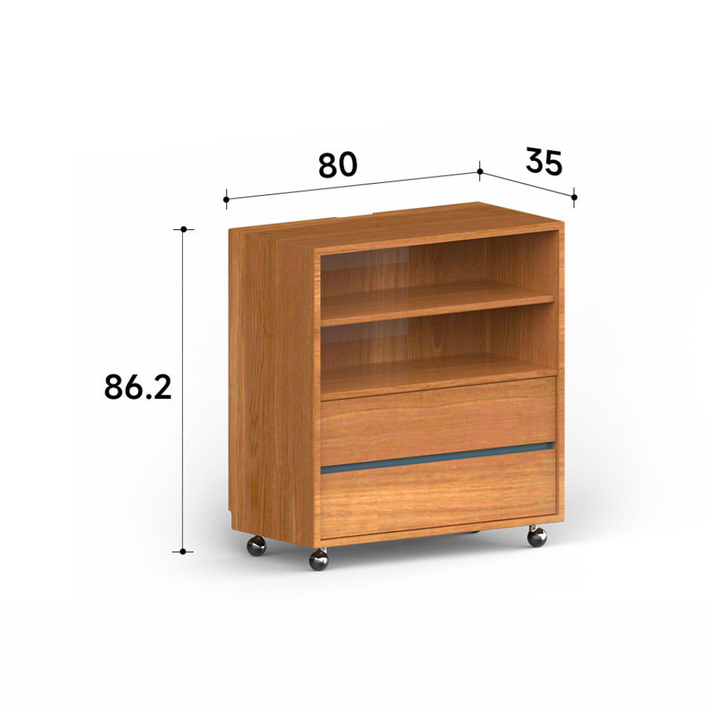 Warsaw Solid Cherry Movable Modular Sideboard