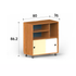 Warsaw Solid Cherry Movable Modular Sideboard