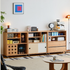 Warsaw Solid Cherry Movable Modular Sideboard
