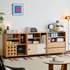 Warsaw Solid Cherry Movable Modular Sideboard
