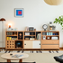 Warsaw Solid Cherry Movable Modular Sideboard