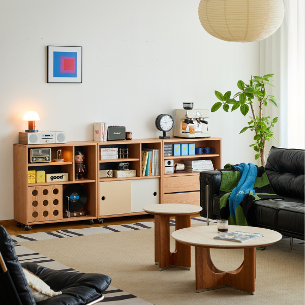 Warsaw Solid Cherry Movable Modular Sideboard