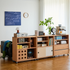Warsaw Solid Cherry Movable Modular Sideboard