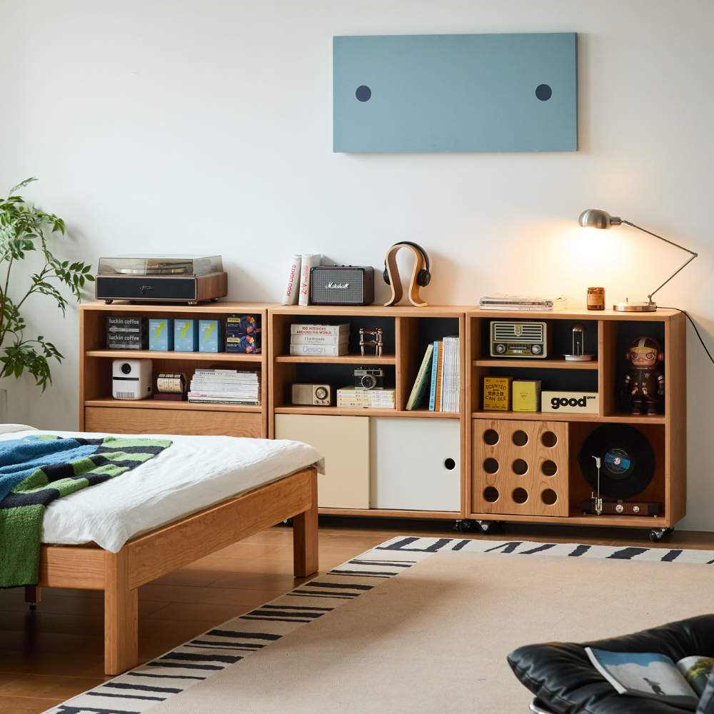 Warsaw Solid Cherry Movable Modular Sideboard
