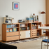 Warsaw Solid Cherry Movable Modular Sideboard