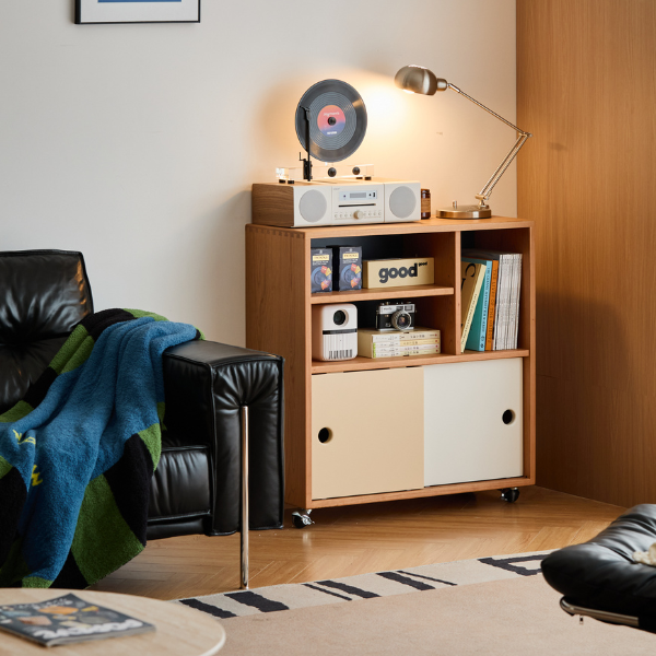 Warsaw Solid Cherry Movable Modular Sideboard