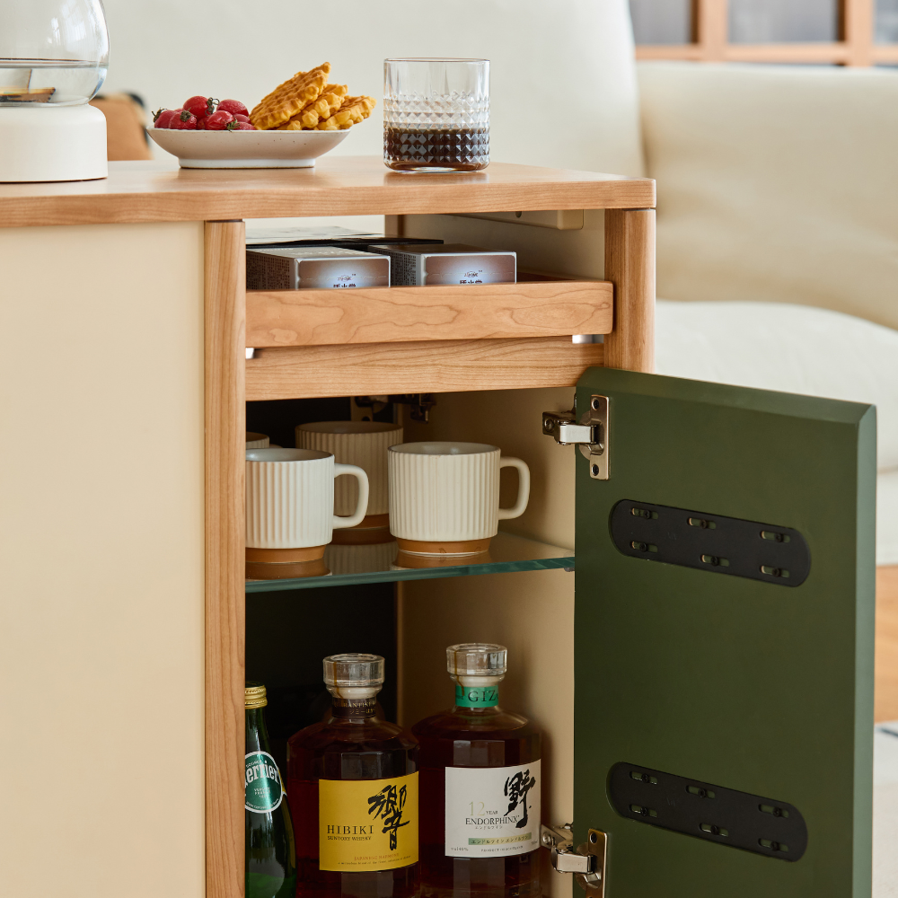 Warsaw Solid Cherry Movable Side Table