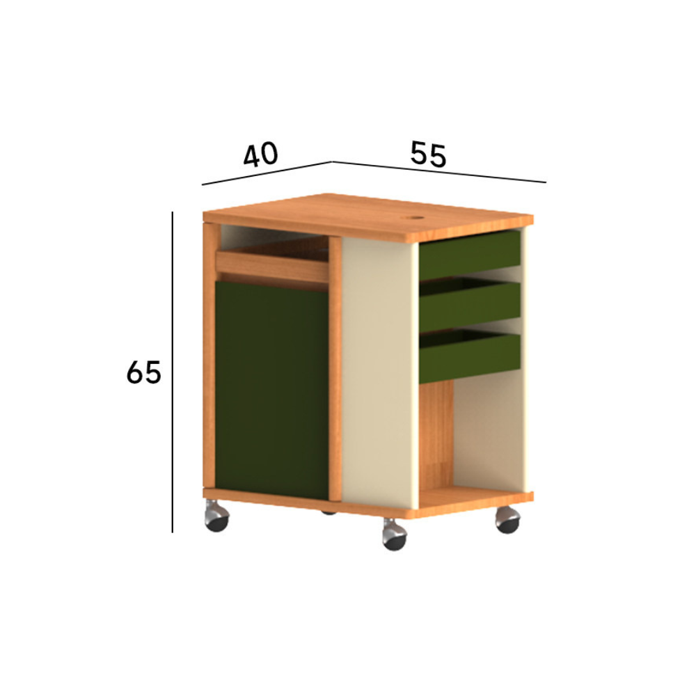 Warsaw Solid Cherry Movable Side Table