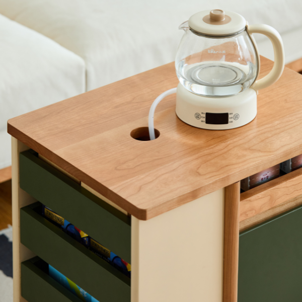 Warsaw Solid Cherry Movable Side Table