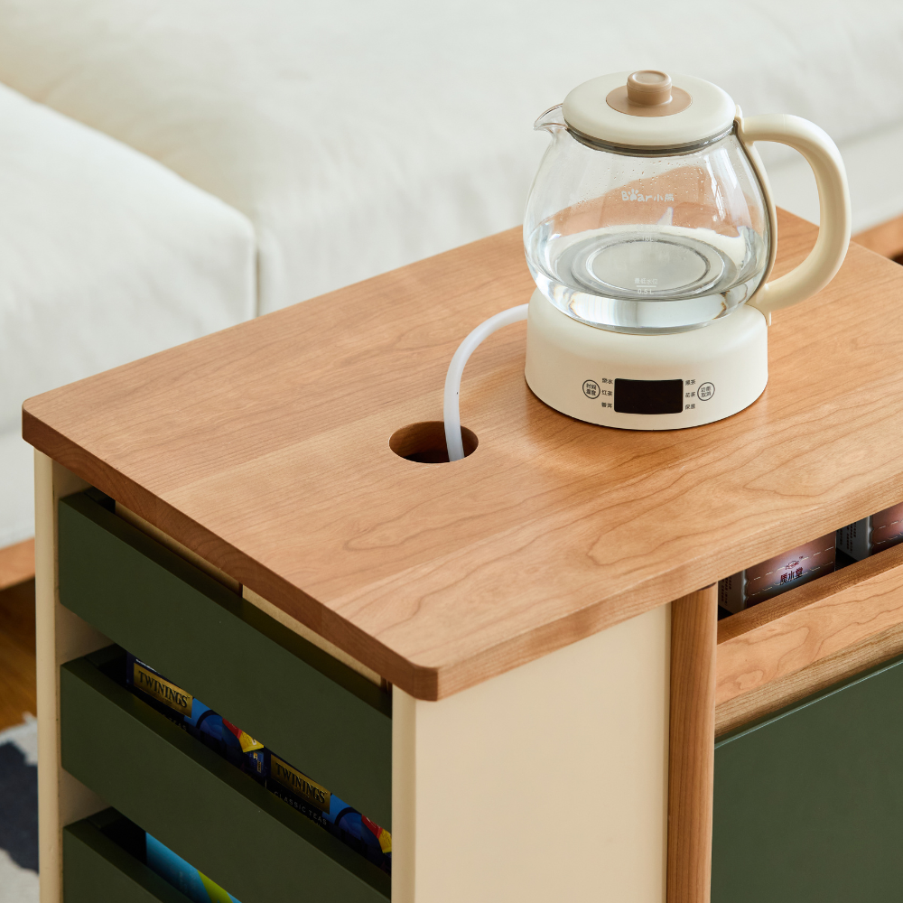 Warsaw Solid Cherry Movable Side Table