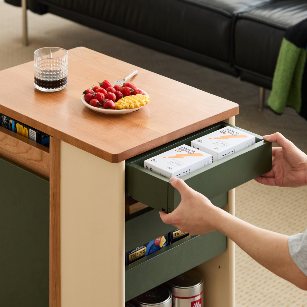 Warsaw Solid Cherry Movable Side Table