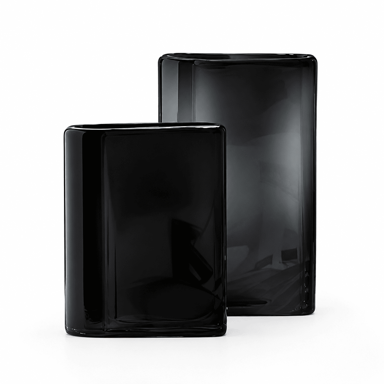 Wave Vase Black LGE FFAB0008BL