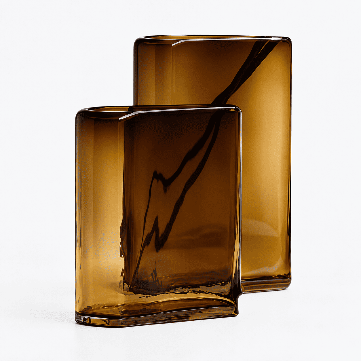 Wave Vase Tobacco SML FFAB0009TS