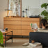 Wells Natural Solid Cherry Chest of 8 Drawers