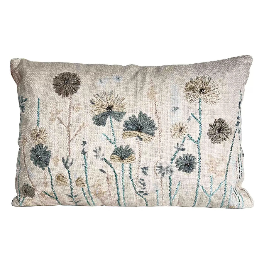Wildflowers Embroidered Cushion 35X50CM K1068984