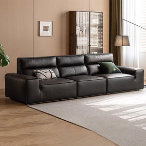 Wilson Genuine Leather Sofa - Oak Furniture Store