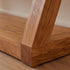 Natural oak console table with drawers and display shelf for modern NZ and AU homes