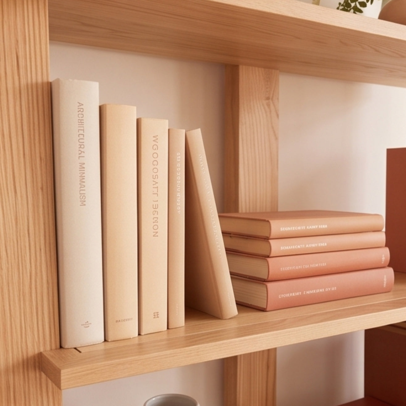 Zetland Natural Solid Oak Large Bookshelf with spacious shelves and sturdy timber frame