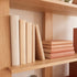 Zetland Natural Solid Oak Large Bookshelf with spacious shelves and sturdy timber frame