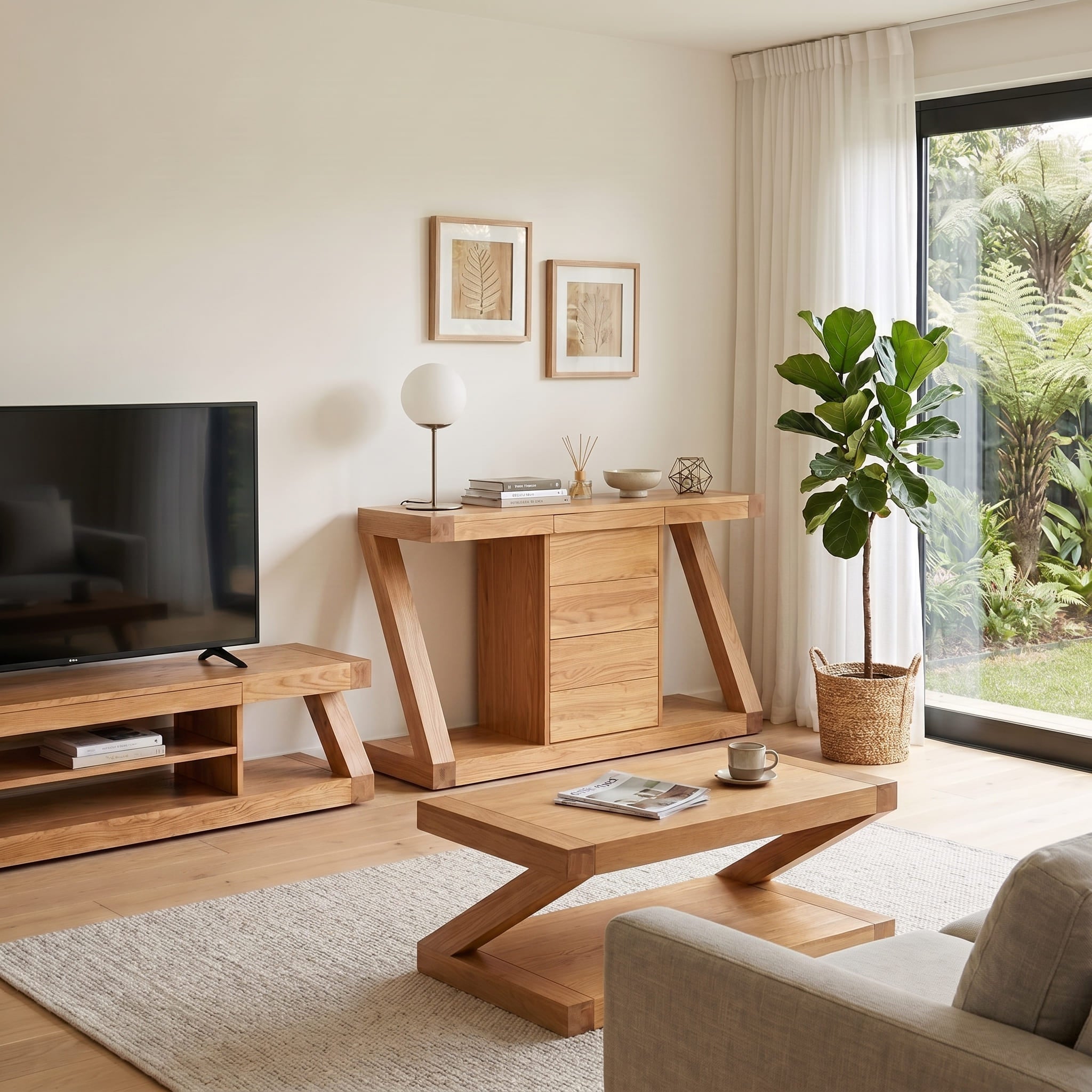 Zetland oak sideboard with spacious storage design for modern NZ and AU homes