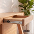 Zetland Natural Solid Oak Sideboard with sturdy timber frame and practical cabinet storage