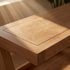 Natural oak open bookshelf with compact storage design for modern NZ and AU homes