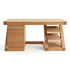 Zetland Natural Solid Oak Work Station for home office, study corner, and modern workspace styling