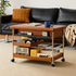 Znin Solid Boxwood Movable Coffee Table