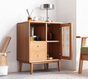 Oslo Natural Solid Oak Small Sideboard