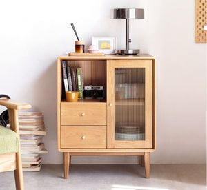 Oslo Natural Solid Oak Small Sideboard