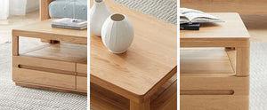 Manchester Natural Solid Oak Coffee Table